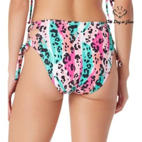 Sugar Beach Animal Hipster Bikini Bottom Size M - Picture 2 of 3